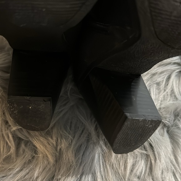 Rampage Pamina Stacked Heel Boots Booties 9.5 - Picture 10 of 13